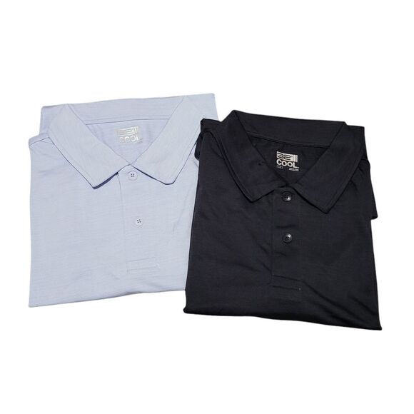 2 new cool tech men's polo shirts - Picture 1 of 10